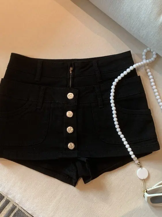 Khaki Workwear A-Line  Skirt High Waist Slimming Women's Sexy Half Skirt Zipper Closure Polyester Fiber Standard Fit