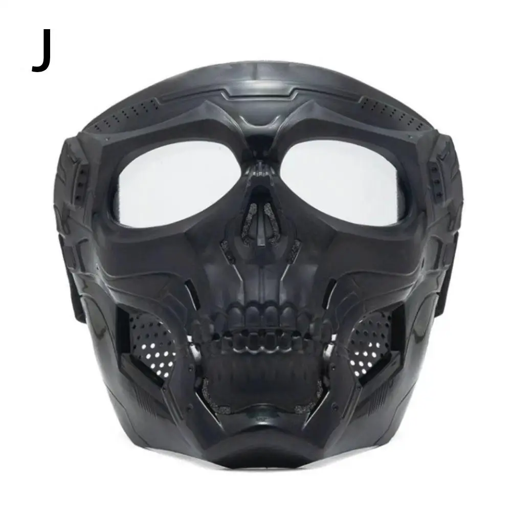 Kreative Schädel Motorrad Reit Maske Retro Harley Maske Winddicht Staubdicht Gesichtsmaske Outdoor Brille Einstellbare Gummiband