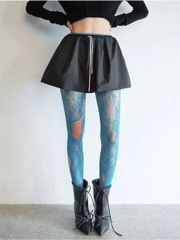 

Waterproof Outdoor Dstring ort Skirt New Design September Hello September Commuter Korean Sle mid Waist PVC Polyester ...