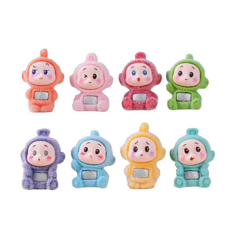 

Kawaii Cartoon Teletubbies Series 8PCS Resin Model Toy Creativity Cute Exquisite Room Desktop Toys Boys and Girls Birthday Gift