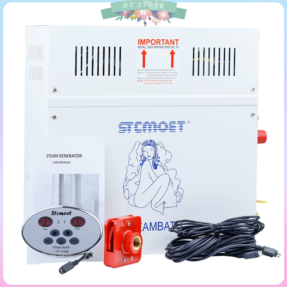 サウナ蒸気発生器,220v/380v,サウナ,スパ,デジタルコントローラー付き