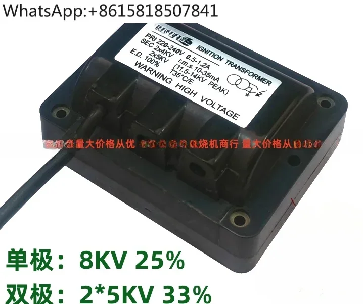 2 * 4KV 1 * 8KV coil type methanol burner accessories igniter