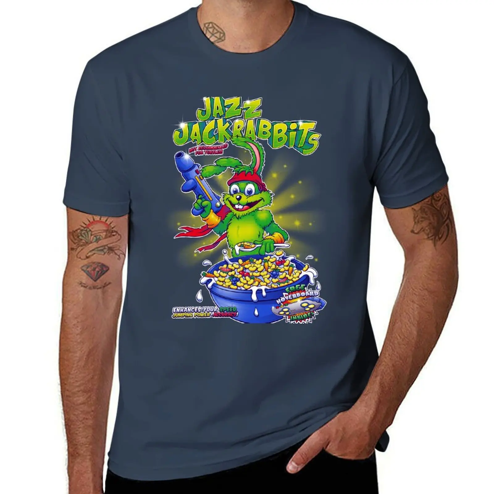 

Jazz JackrabBITS T-Shirt t shirt man designer t shirts for man cotton soft cotton t shirt man T-Shirt