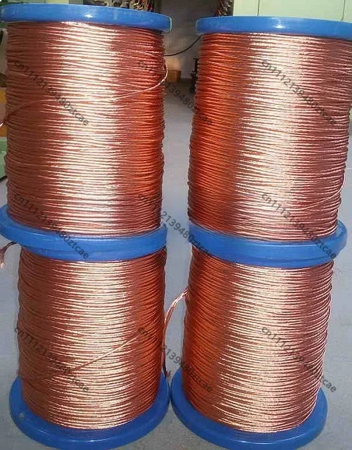 0.10x400 Stranded Litz Wire High Frequency Wire Audio Transformer Winding Cable