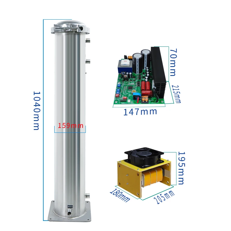 Used for Wastewater Treatment 200 G/h High Quality Ozone Generator Parts Kit