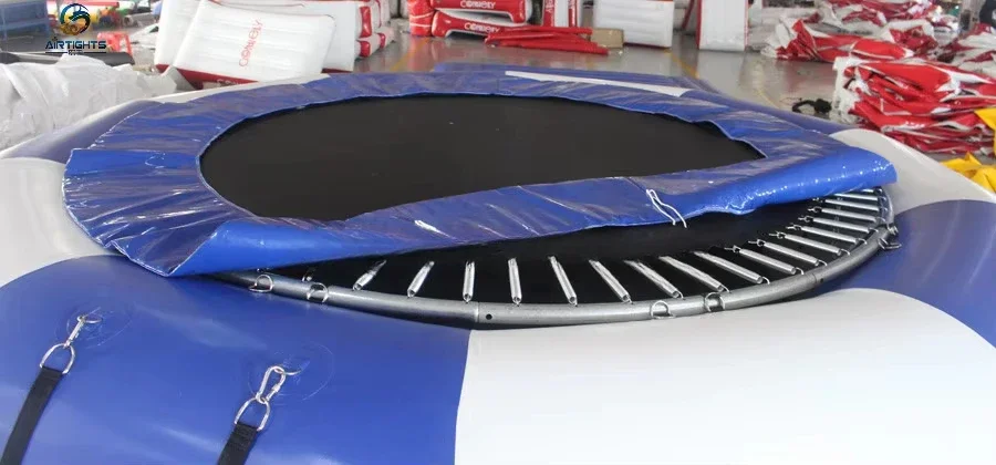 For Closed Water Park Equipment Spring Style Giant Inflatable Water Trampoline