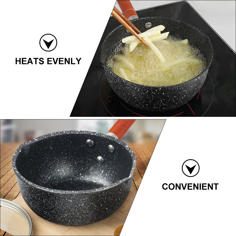 

Small Milk Pot Kitchen Accessory Baby Food Medical Stone Stockpot Instant Noodle Non-Stick Cooking Utensil