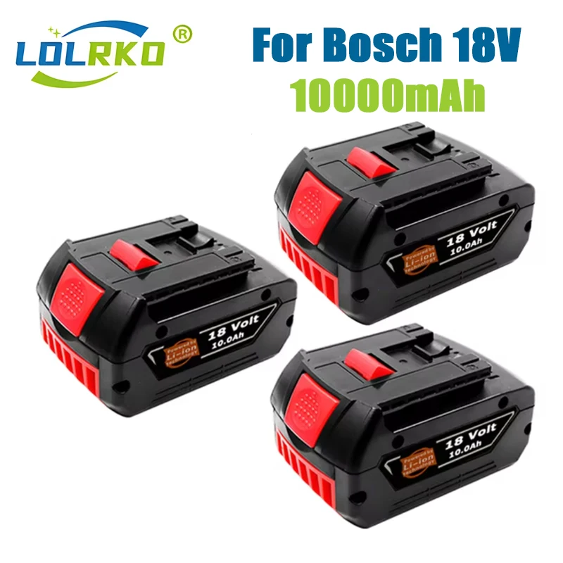 2024 NEW 18V 10000mAh Ersatz Batterie für Bosch 18V Professionelle System Cordless Werkzeuge BAT609 BAT618 GBA18V80 21700 Zelle