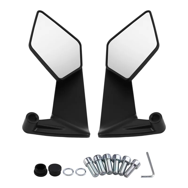 A73X-Motorcycle Rearview Mirror Rearview Mirror Forbmw Foldable Stealth Winglets Side Mirror
