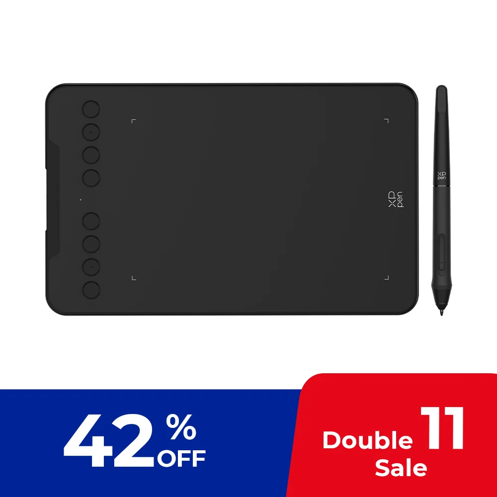 

XPPen 7x4 inch Graphics Tablet 8 Express Keys 16384 Level Battery-free Digital Drawing Pen Tablet Support Android Windows Ma