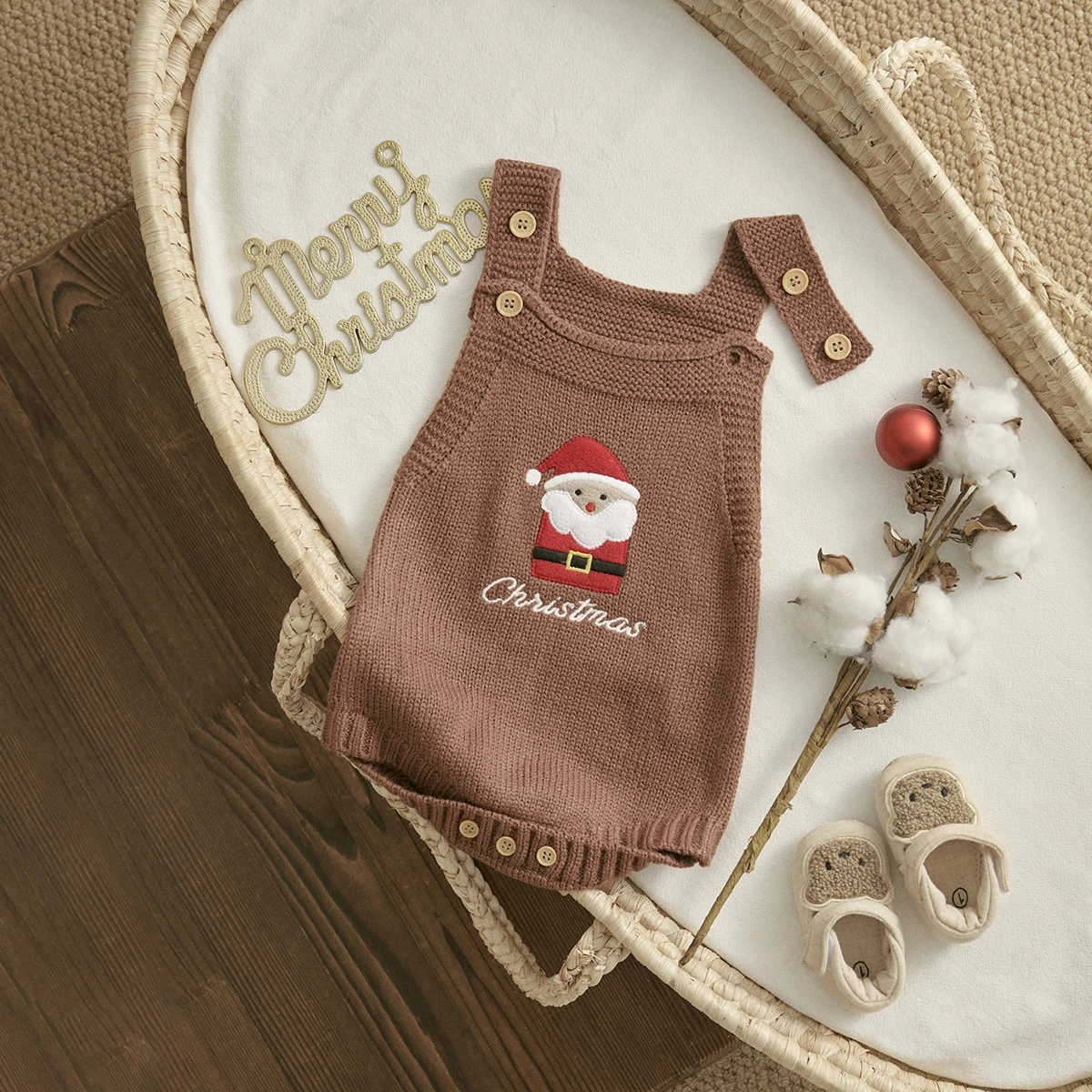 Christmas Baby Boy Romper 5