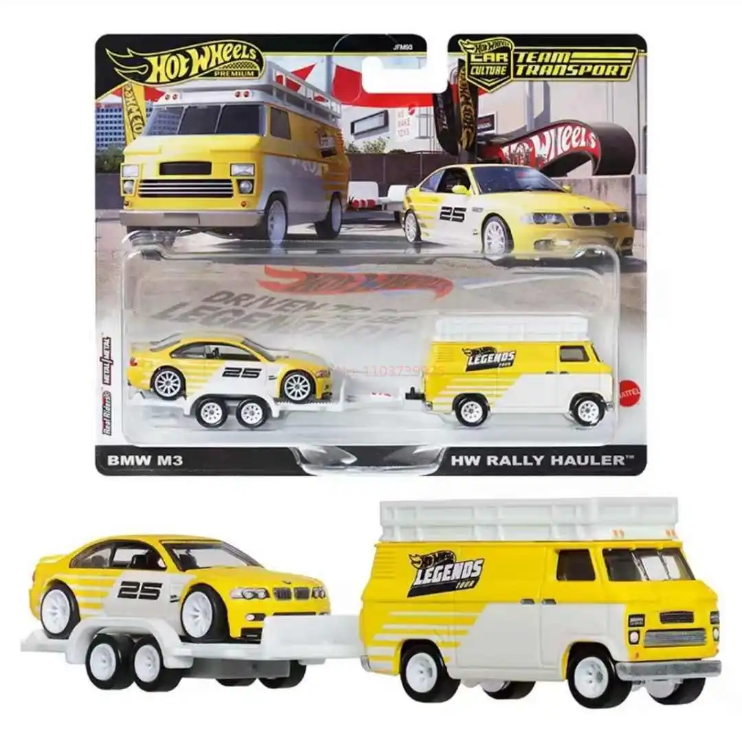 جديد Hot Wheels Legends Tour Team Transport 2025 - Bmw M3 وHw Rally Hauler بمقياس 1:64 ألعاب ممتازة قابلة للجمع #6