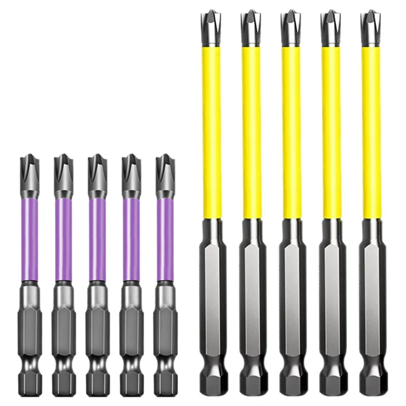 

A51M-65Mm 110Mm Magnetic Special Slottedcross Screwdriver Bit For Electrician For Socket Switch High Hardness Hand Tools