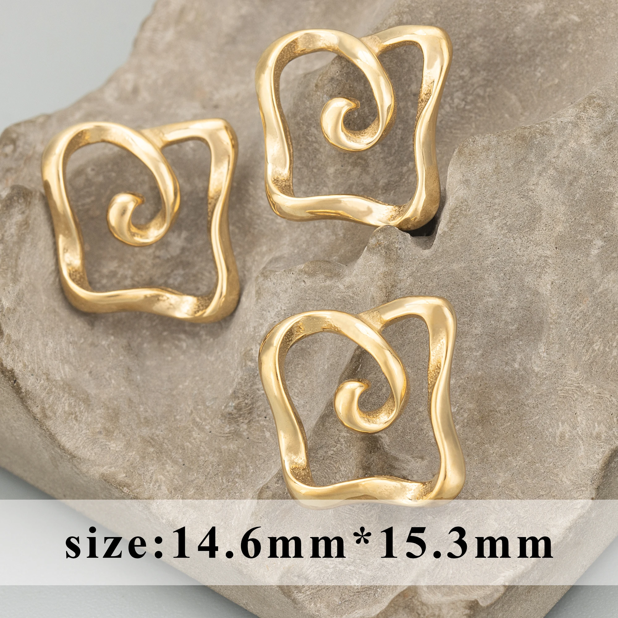 GUFEATHER MF08,jewelry accessories,316L stainless steel,nickel free,hand made,charms,jewelry making,diy pendants,4pcs/lot