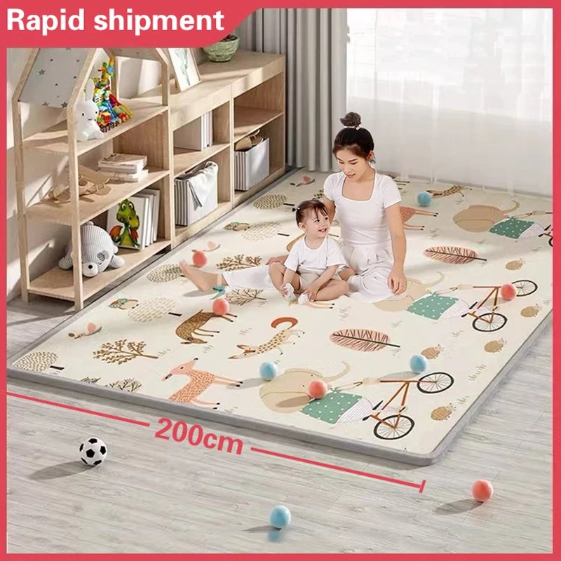 180cmX150cmX1cm Environmentally Friendly Thick Baby Crawling Play Mats Mat Carpet Play Mat for Children\'s Safety Rug Gifts 0-6m