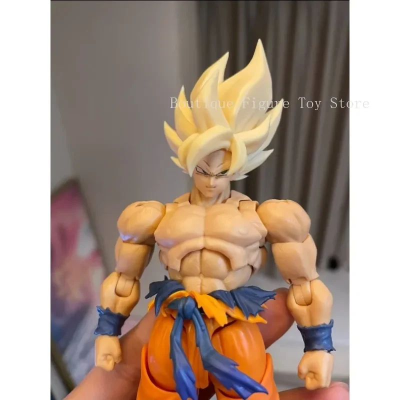 In Stock Jesse Dragon Ball SHF Legendary Super Saiya SSJ2 Son Goku 2.0 3.0 Heads Accessories Anime Action Figures Toys Model view 4