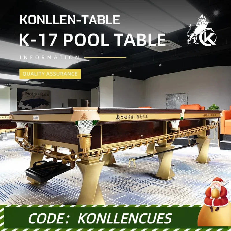 konllen pool table KL-17 standard commercial home black eight strokes brand agent