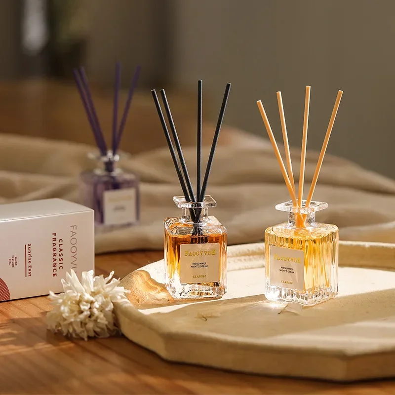 Romantic Manor Perfume Flameless lavender Ebony agarwood Aromatherapy Oil Lasting Indoor Freshness Reed Diffuser Fragrance