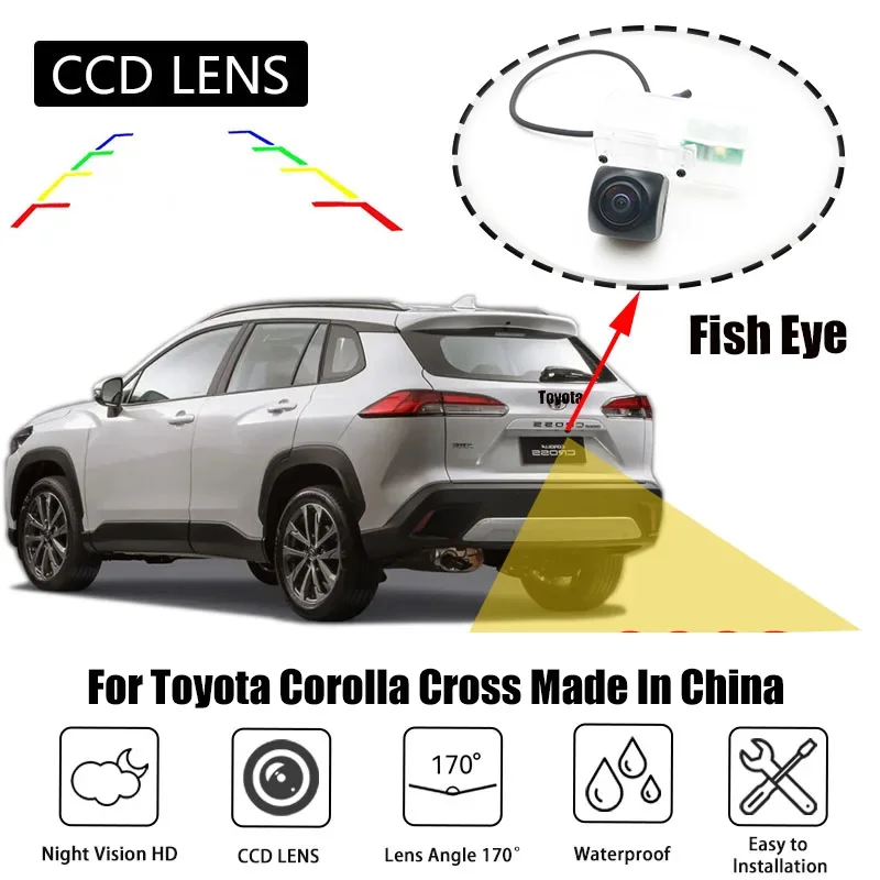 Rear view camera for Toyota Corolla Cross 2023 2024 Made In China Night vision OEM Unit Add Backup Camera