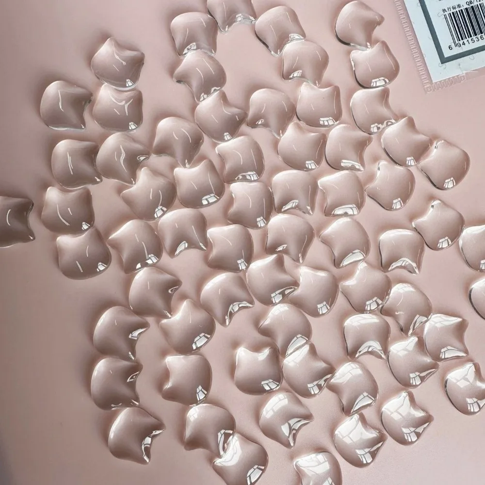 3D Clear Raised Keyboard Stickers Raised Pad Silicone Long Nails Keyboard Stickers Thick Magnified Letter 3D Keyboard Stickers