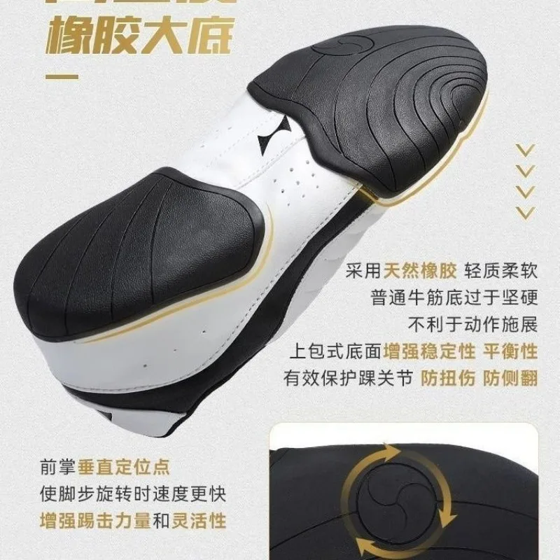 2025 جديد أحذية التايكوندو الرجال النساء الفاخرة العلامة التجارية تاي تشي أحذية الأزواج مريحة لينة فنون الدفاع عن النفس أحذية رياضة التدريب الأحذية #6