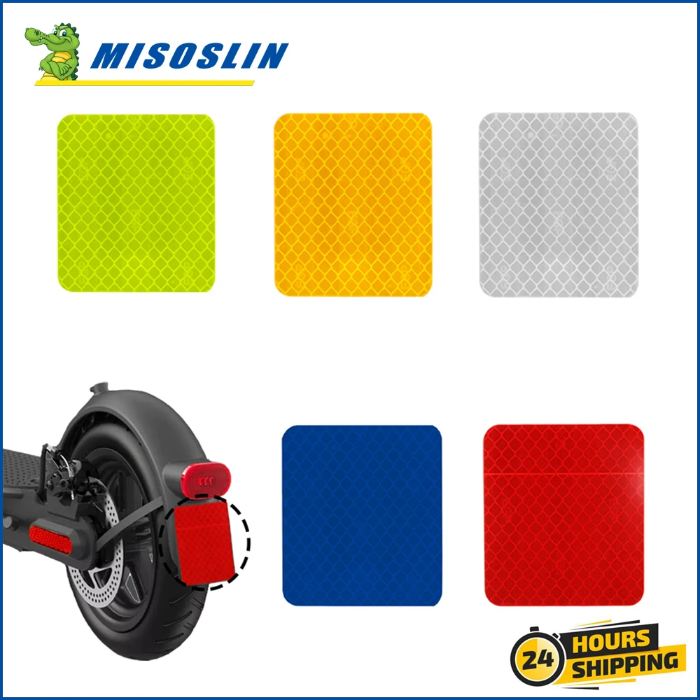 Наклейка на заднее крыло для Xiaomi M365 Pro 2, отражающая наклейка на номерной знак