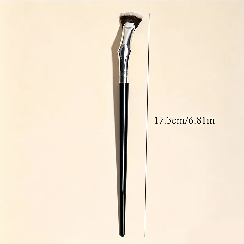 2pc Professional Mascara Fan Brush for Natural Lift - Smudge-Proof & Clump-Free Application, Alcohol-Free, No Batteries Required