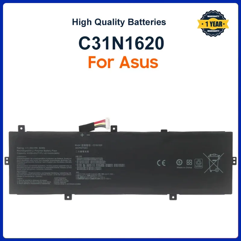 C31N1620 Laptop Battery for Asus ZenBook UX430 UX430UA UX430UN UX430UQ UX430UQ-GV015T PRO PU404 PU404UF 11.55V 50WH