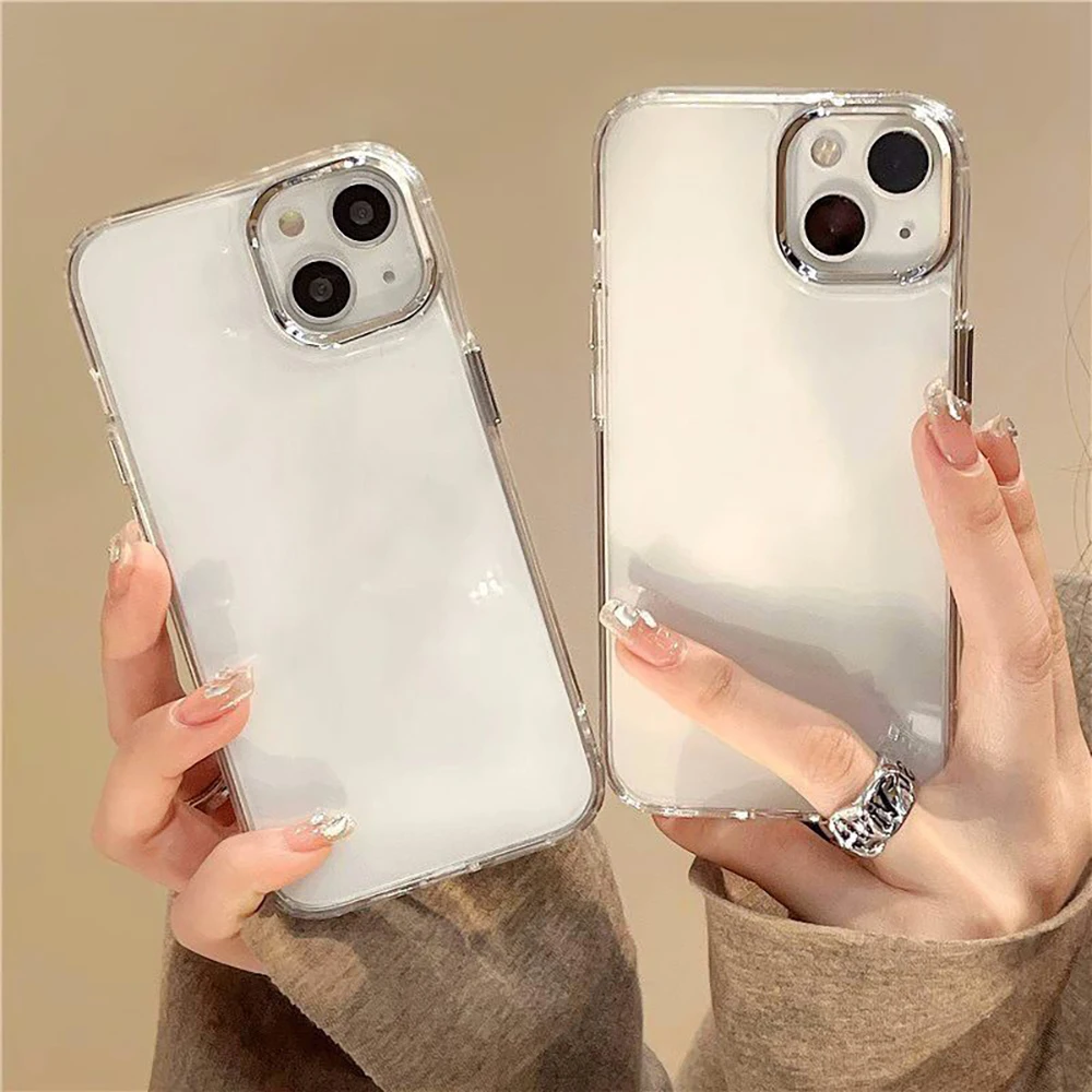 

Luxury Transparent Soft Silicone Case For iPhone 17 16 15 14 13 12 11 Pro Max Air Shockproof Full Clear Back Cover Fundas Coque