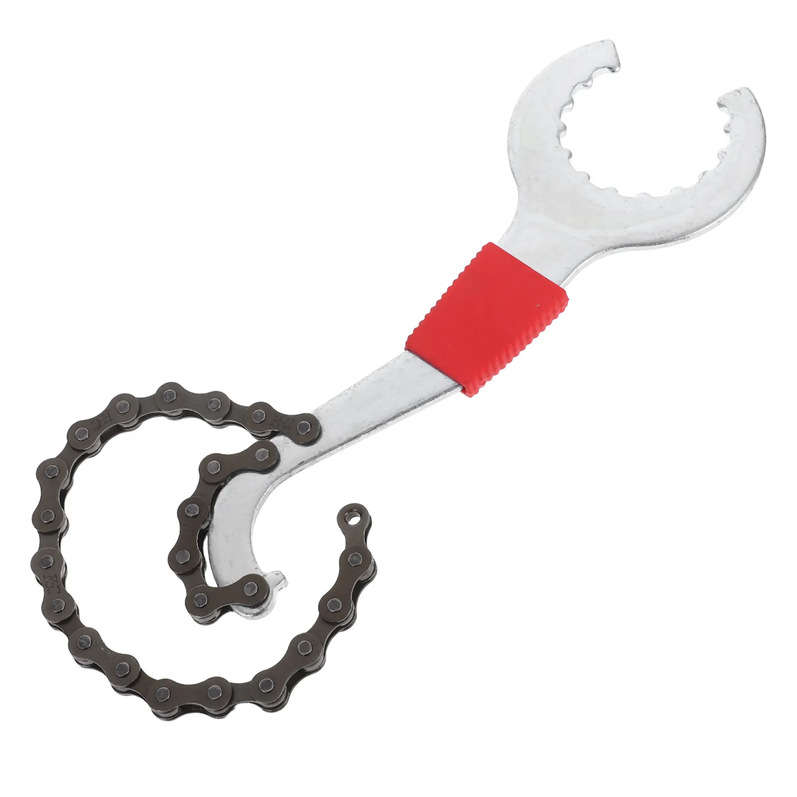 

Bicycle Repair Tool Crankset Multi-Function Bike Tool Chain Wrench Flywheel Removal Portable Compatible Mountain Road Bikes