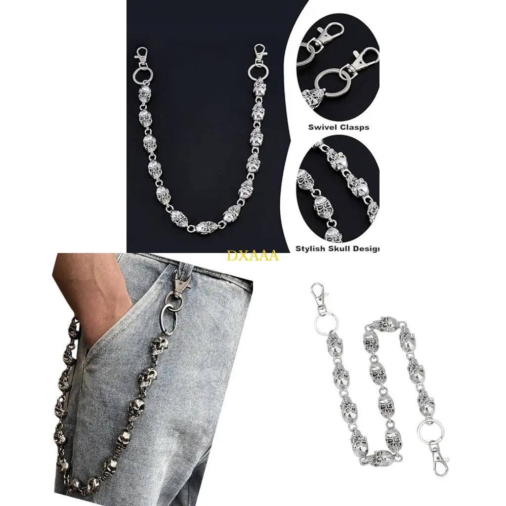 

DXAA Stylish Hollow Skull Pants Chain Wallet Chain For Rock Concerts And Daily Wear