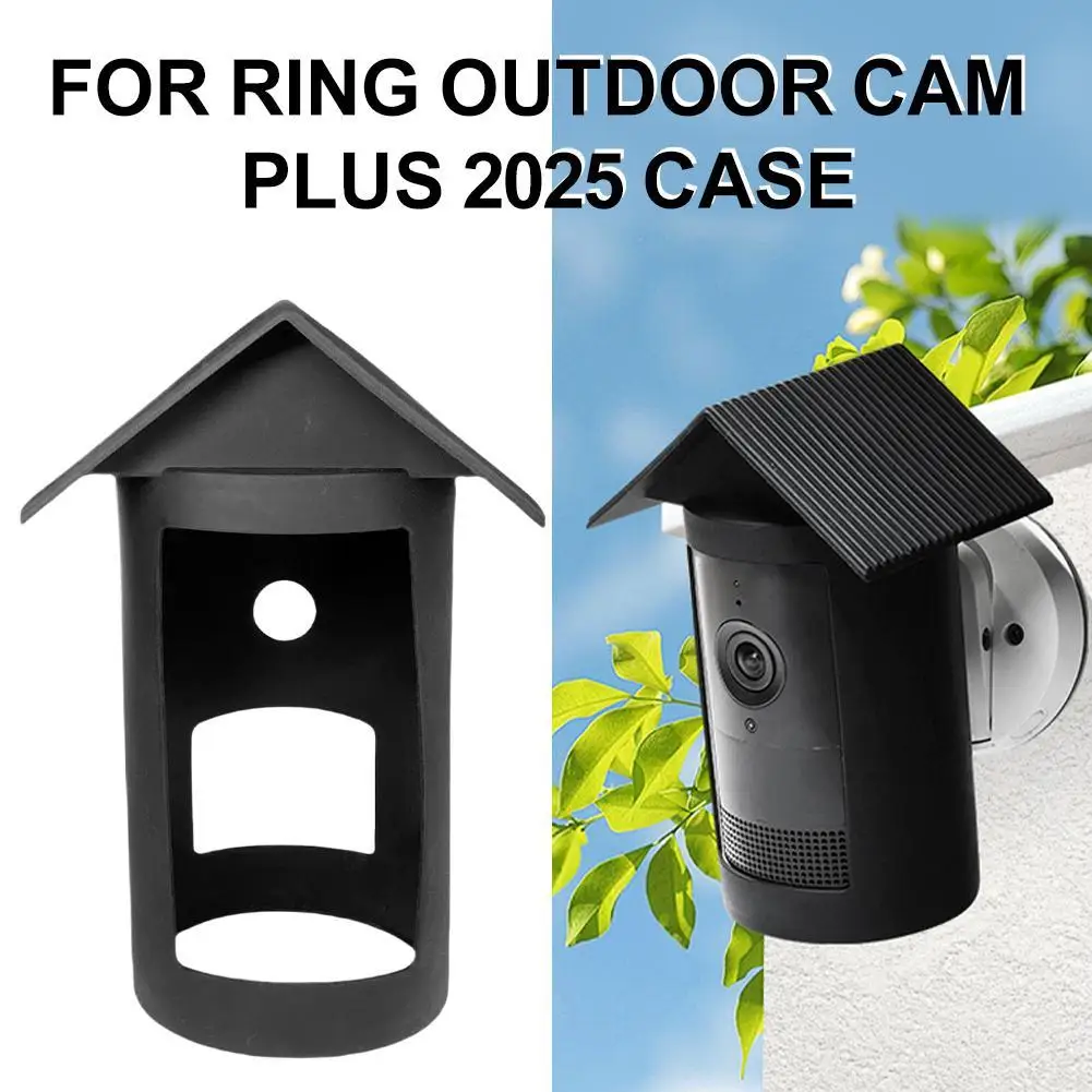 

Waterproof Silicone Case for Ring Outdoor Cam Plus 2025 Security Camera Full Protection Cover Home Security Protection Accessory
