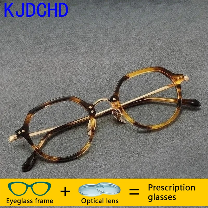 

Acetate Titanium Photochromic Glasses Men Bifocal Myopia 1.74 Optical Progressive Eyeglasses Doctor With Prescription Eyewear