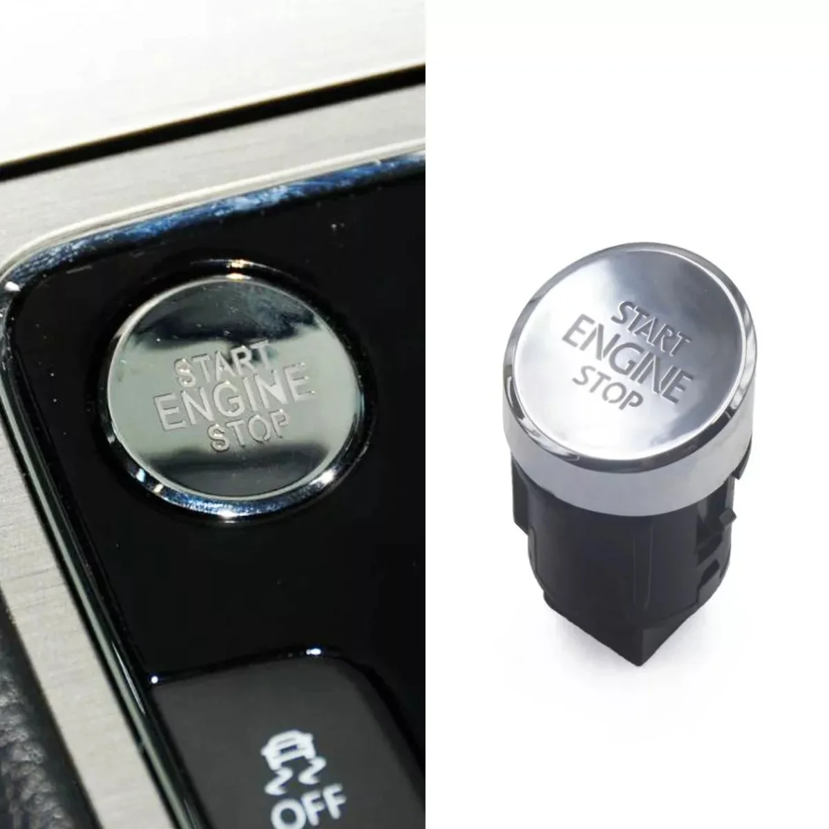 

Fit US Model Only 561959839 Car Single Button Engine Start Stop Switch For VW Passat 2010 2011 2012 2013 2014 2015
