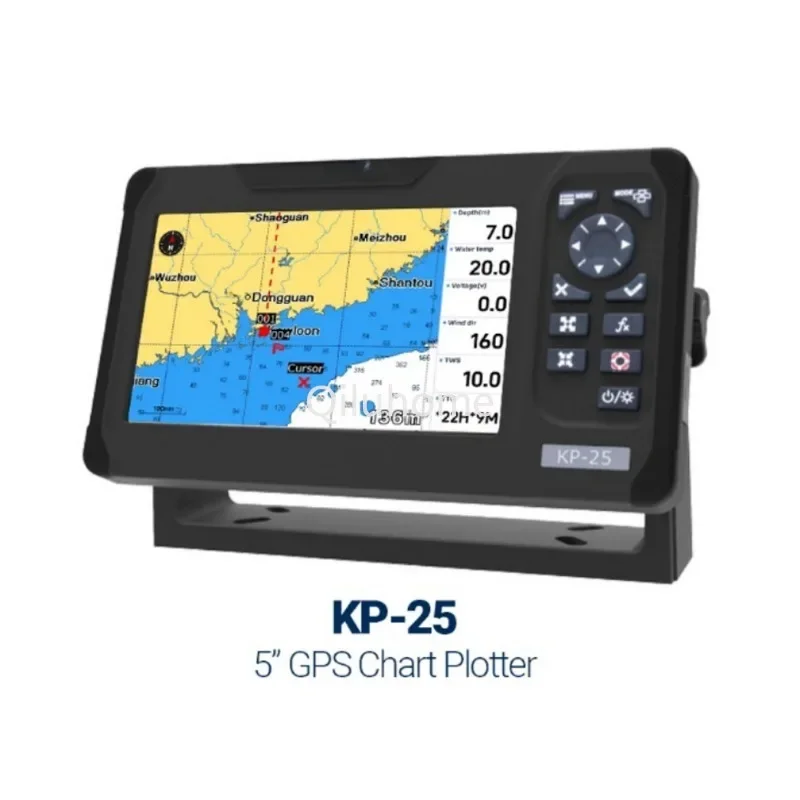 KP-25 Marine Navigator 5-Inch Chart Nautical Chart Graph Plotter (C-map Supported) New