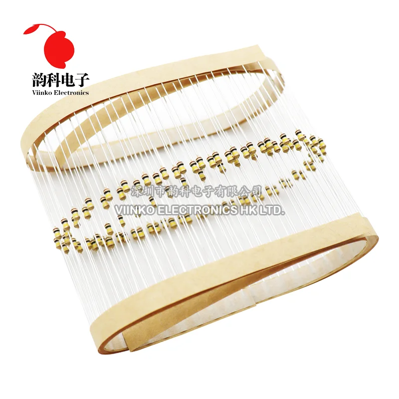 100PCS 1/8W Carbon Film Resistor 5% 0.125W 0R - 1M 10 22 47 100 150 220 270 330 470 510 1K 2.2K 4.7K 5.1K 10K 47K 100K 470K ohm