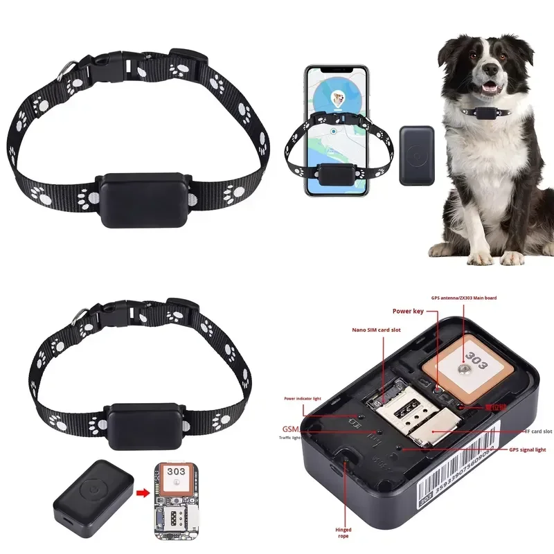 Shield Hound P03 Smart GPS Pet Tracker Waterproof IP67 Real-Time Tracking Android Navigator LBS Positioning Cats Dogs Plastic
