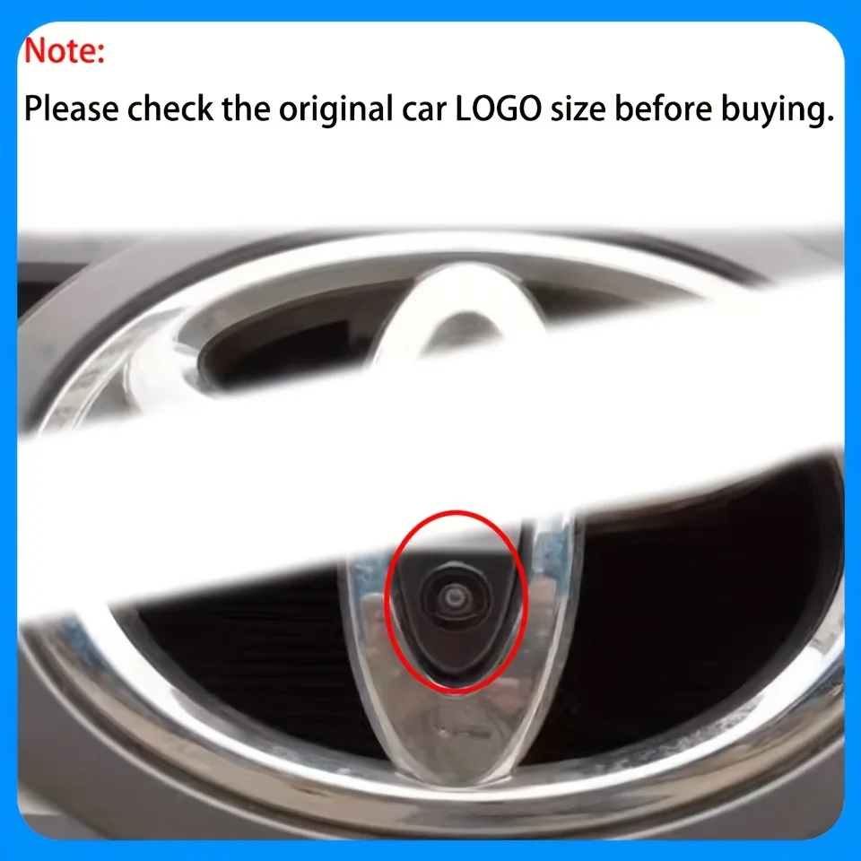 Wide-Angle Front View Camera for Parking, for Various for TOYO-TA Camry, Aurion, Avalon, Aygo X, Corolla, Auris, and Etios view 6