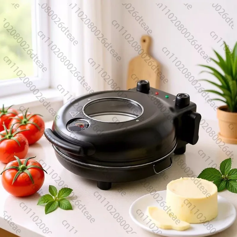 Pizza maker Electric cake pan deepened 450℃ pancake pan double-sided heated frying oven crepe maker sandwich bread maker