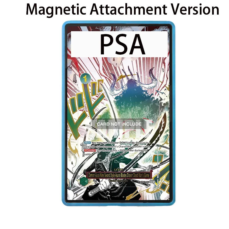 Art Display for One Piece Card Game Roronoa Zoro Demon Aura Nine Sword Style Aura Blades Drawn Dead Mans Game Acrylic Keychain