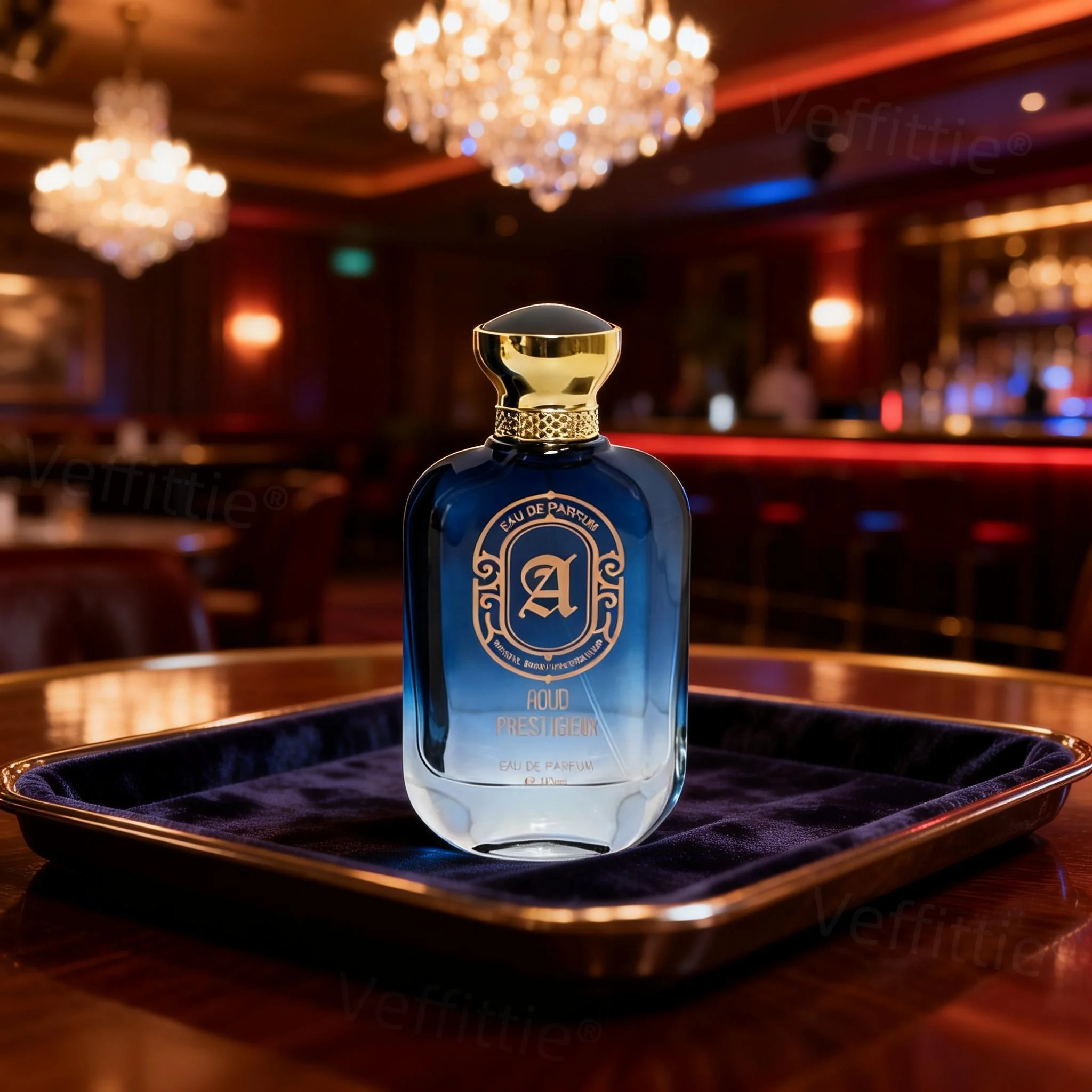 

Gala Opulent Amber Sandalwood 100ml Eau De Parfum, Long Lasting Woody Blend, Blue Gold Crown Bottle, Formal Banquet, High-End
