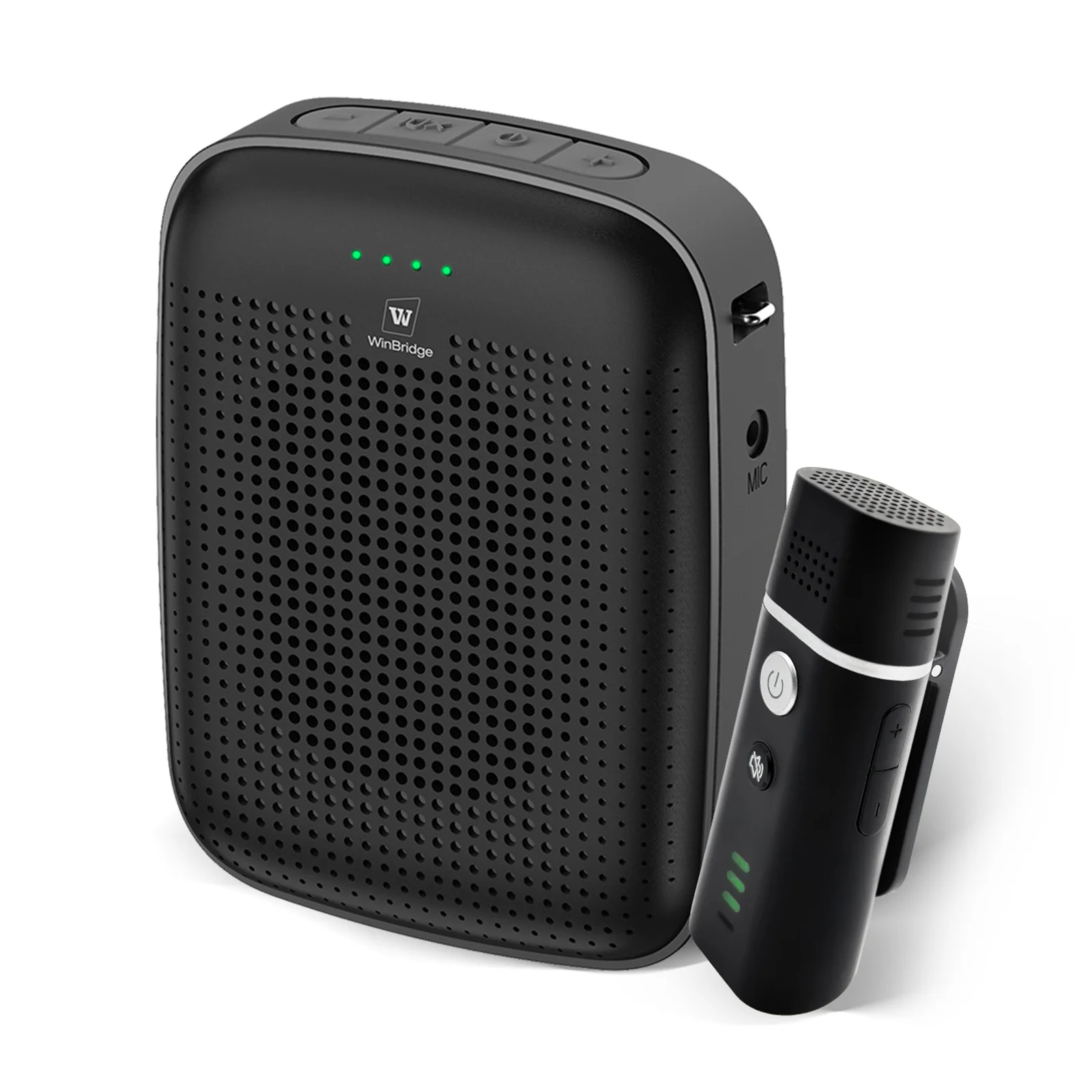 Portable Voice Amplifier with Wireless Lapel Mic for Teachers