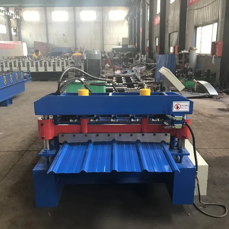 YG Customized Hot Cheap Corrugated Roof Tile Roll Forming Machine/Standard 840 Color Steel Construction Roof Sheets Roll Formin