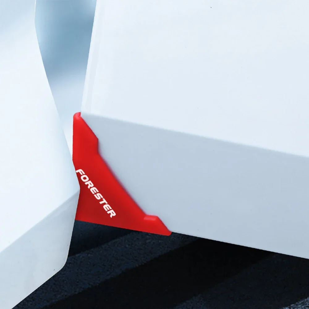 غطاء واقي لحافة باب السيارة ، واقيات حافة مطاطية ، ملحقات خارجية للسيارات لسوبارو فورستر SH SJ SK-من الخارج #3