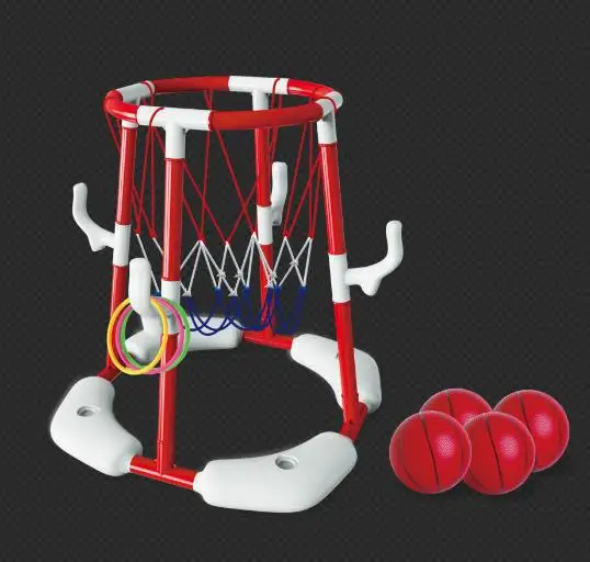 Custom PVC Water Basketball Stand Inflatable Float Throwing Basketball Adult Sports Game Swimming Gamespromote sales