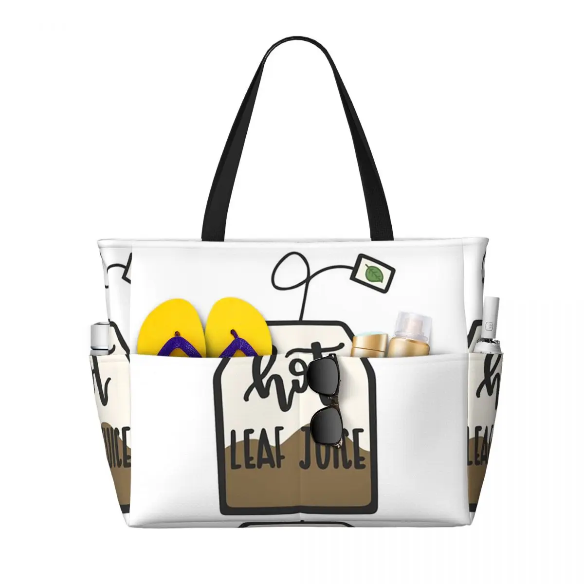 Hot Leaf Juice (avatar The Last Airbender) Beach Tote Bag Sport Gym Yoga Duffle Large Tote Bag Women Travel Bag Fitness bag