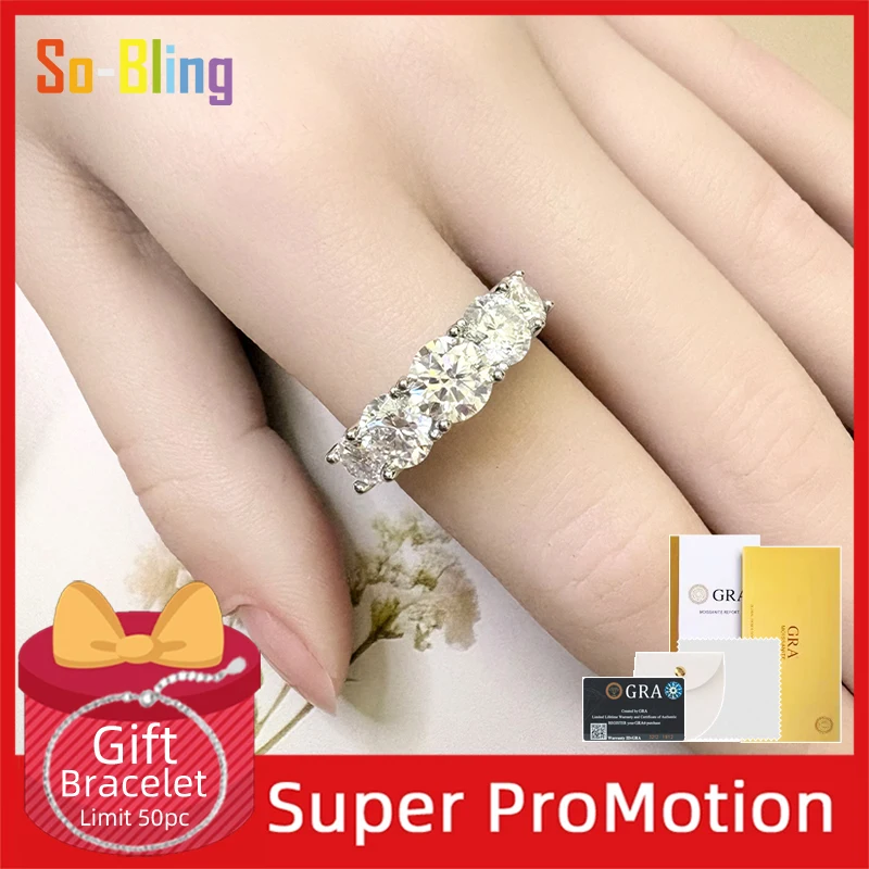 so-bling-100％ダイヤモンドテスター合格モアッサナイトリング-925スターリングシルバー製リング-女性用-輝きを放つウェディングリング-エタニティリング