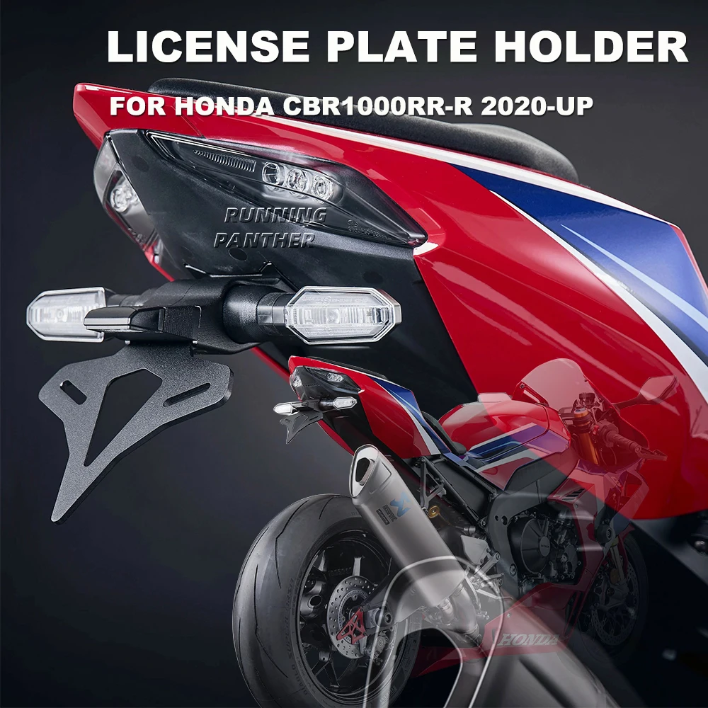 

For Honda CBR1000RR-R CBR 1000 RR-R 2020-up Motorcycle Rear Short Tail Stock Tidy License Plate Holder Tailstock Bracket Kit