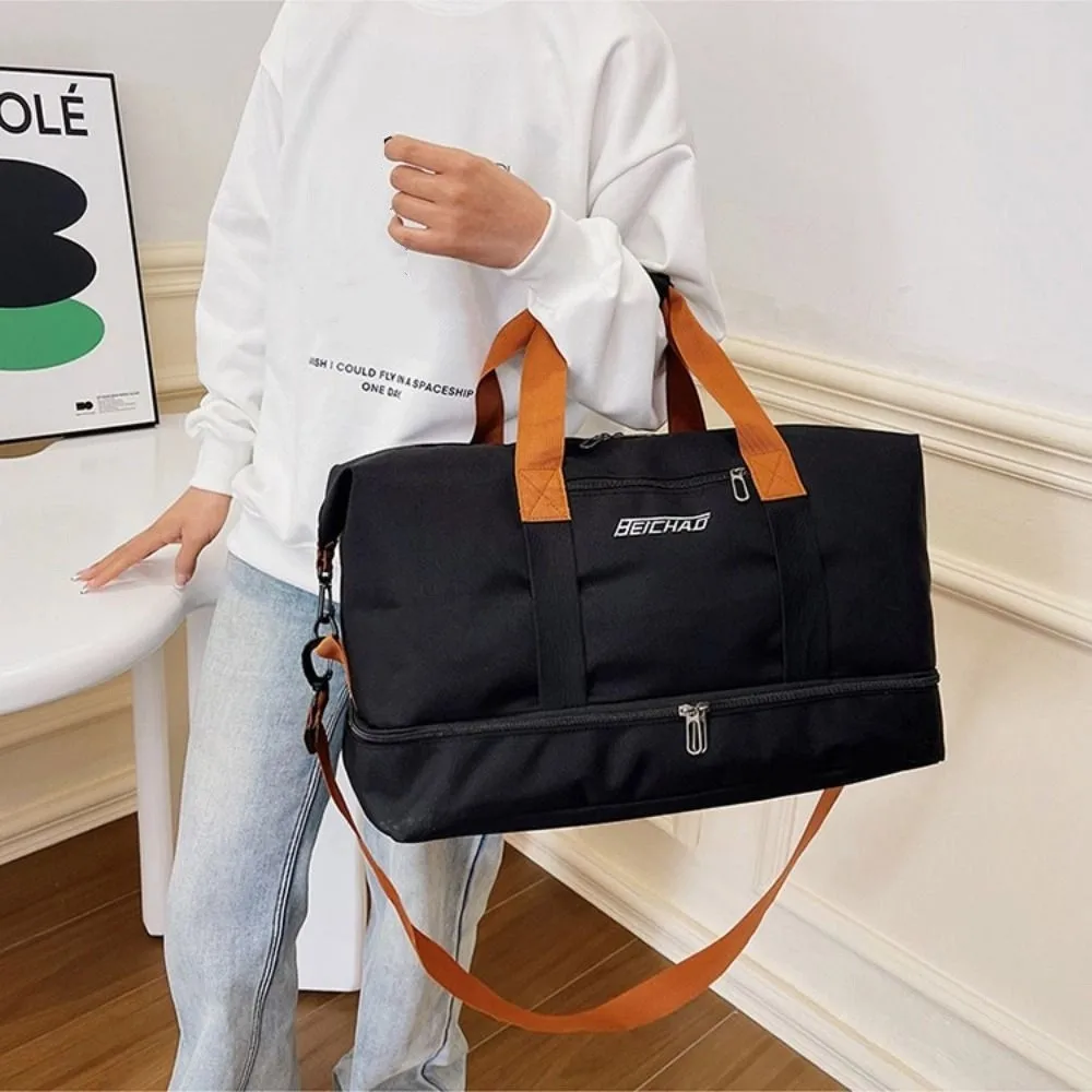 

Fashion Large Capacity Travel Duffle Bag Handheld Business Trip Travel Luggage Bag Sports Waterproof Messenger Bag Outdoor