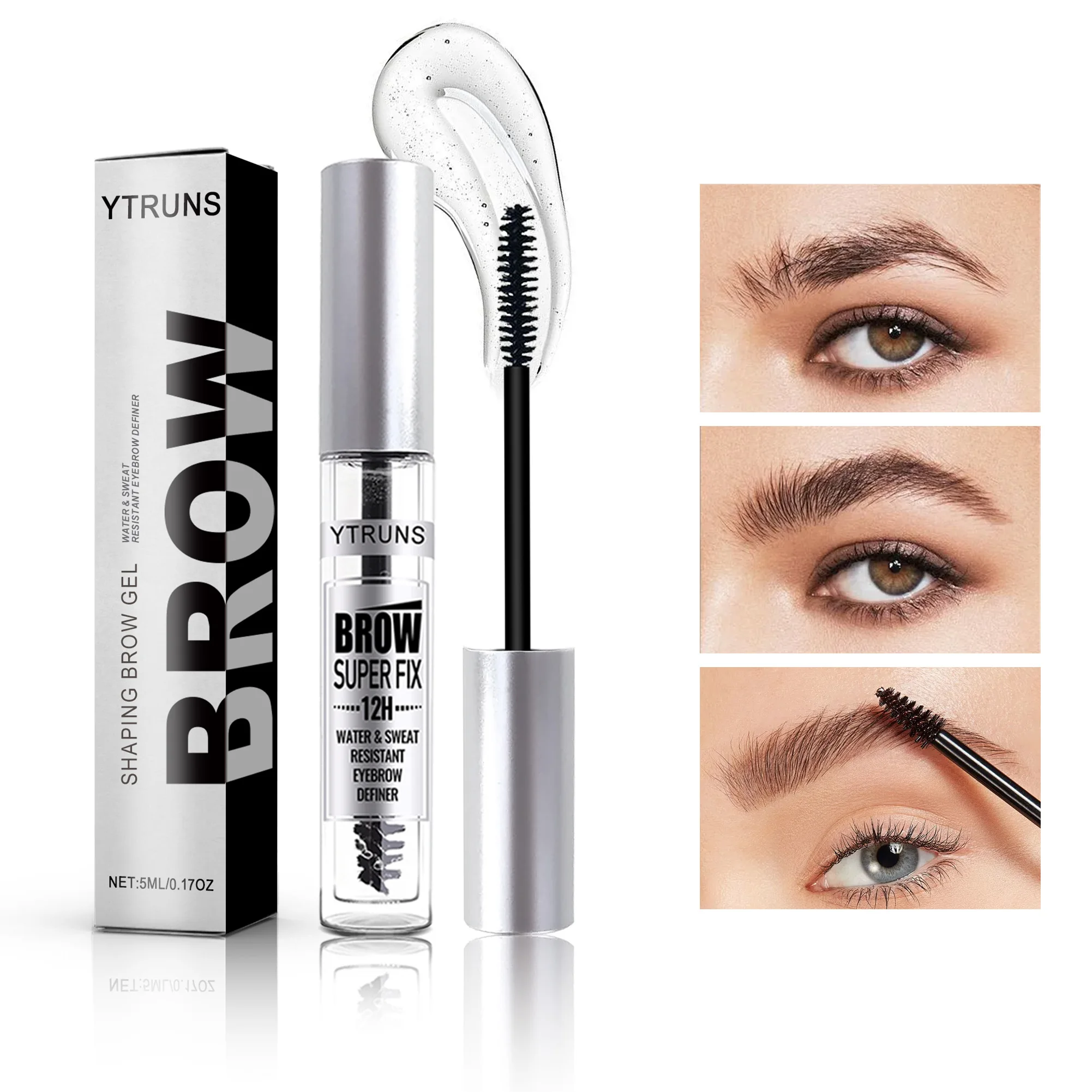 Waterproof Eyebrow Gel - Smudge-Proof, Long-Lasting Hold for a Natural Look - Ideal Valentines Day & Mothers Day Gift for Women